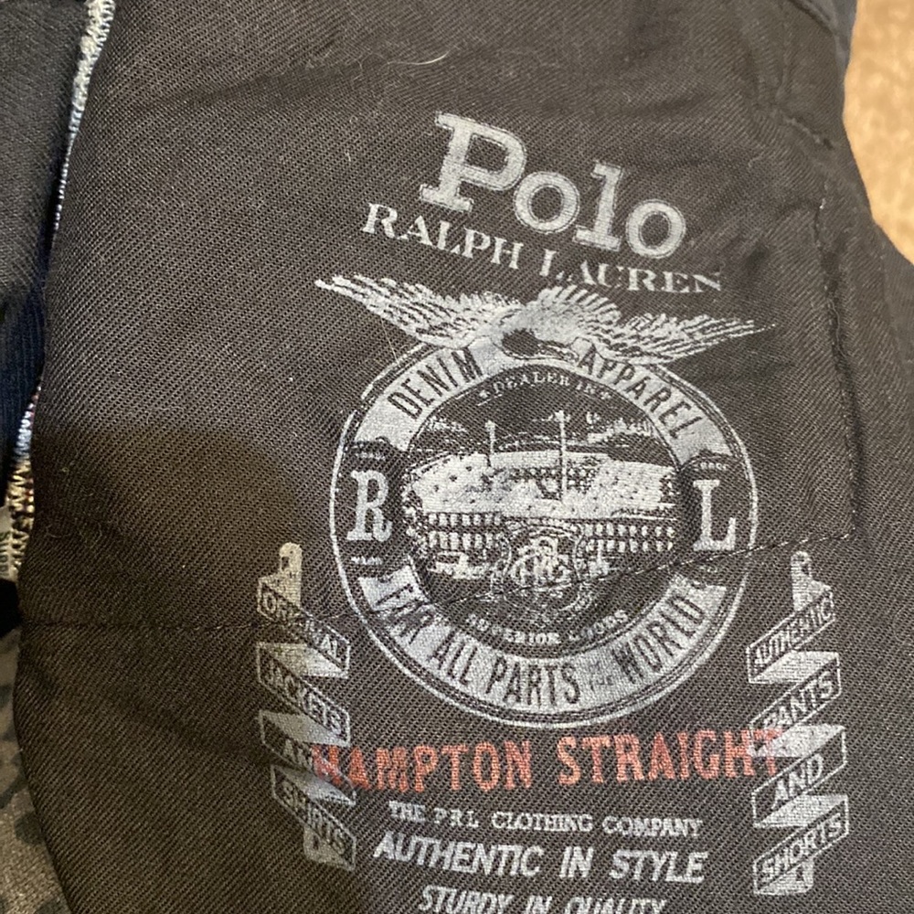 Polo Ralph Lauren  Hudson Black  Jeans 44x32 - Picture 3 of 9